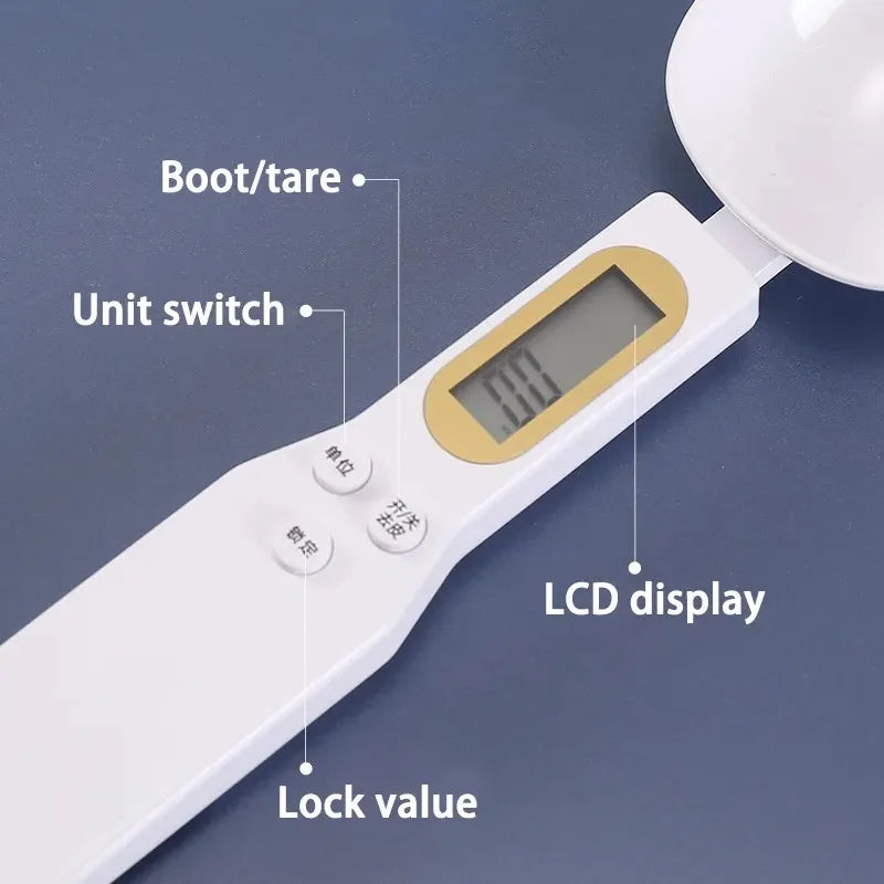 Digital Measuring Spoon Scale With LCD Display 500 g - Chevv